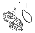 11517586779 - Cooling System: Water Pump Assembly for BMW: 550i, 650i, 750i, 750Li, X5 Image