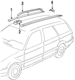333071144041 - : Roof Rail for Volkswagen: Passat Image