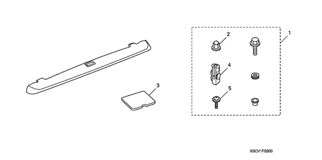 Tailgate Spoiler for 2007 Honda Element #0