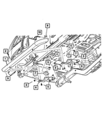 55156583AC - : Side Step End Cap, Left, Rear for Mopar Image