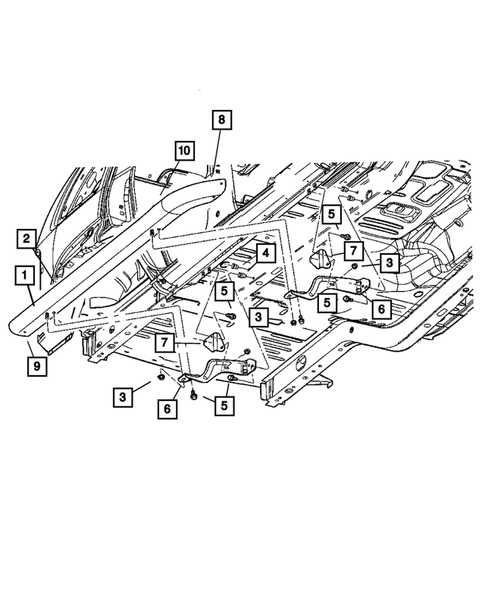 Moldings and Ornamentation for 2004 Jeep Liberty #1