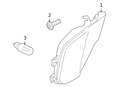 Side Marker Lamps for 2006 Porsche Cayenne #0