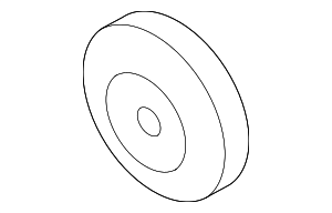 94810283900 - Cooling System: Accessory Drive Belt Idler Pulley Cap for Porsche Image