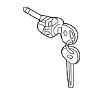 6905202080 - Body: Cylinder &amp; Keys for Toyota: Corolla, Sienna Image