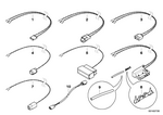61129130172 - Vehicle Electrical System: Rep.Cable F Seat Plug and Control Unit for Mini Image