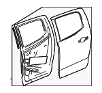 87825456 - Body: Door Shell for Chevrolet: Colorado | GMC: Canyon Image