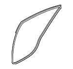 83140AB000 - Body: Door Weather-strip for Hyundai: Elantra, Elantra N Image