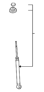 4853080345 - : Shock Absorber for Toyota: Yaris Image