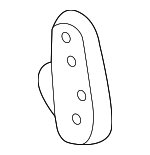 4G1863442 - Body: Retaining Bracket for Audi: A6, A6 Quattro, A7 Quattro, RS7, S6, S7 Image