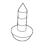 9390345380 - Body: Bumper Cover Screw for Acura: MDX, RL, RLX, TL, TLX, TSX Image