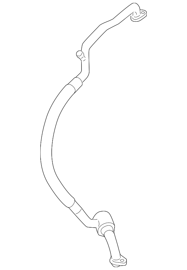 A/C Refrigerant Suction Hose - Nissan (92480-ZN51A)