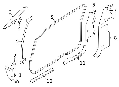 Interior Trim - Cab for 2018 Nissan TITAN XD #2