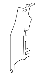 76913EZ15A - Body: Center Pillar Trim for Nissan: TITAN, TITAN XD Image