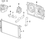 21482 - Cooling System: ACDelcoâ„¢ Radiator for GM Image