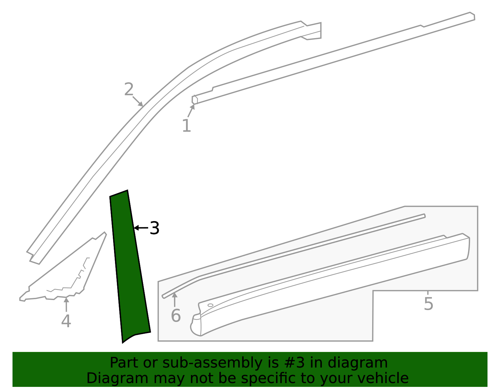 75756 75756-30220 - High-Quality Molding Front Door Window for 2025 Toyota ...