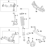 485108Z534 - : 2022-2024 Toyota - Suspension Shock Absorber for Toyota: Tundra Image