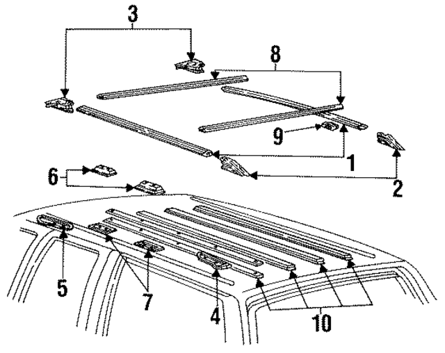 12387480 - Body: Side Rail for GM Image