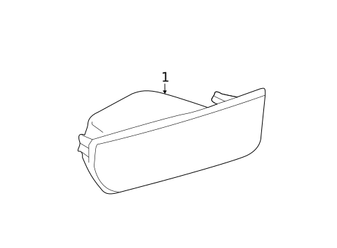 Rear Reflector for 2012 Mercedes-Benz Sprinter 2500 #0