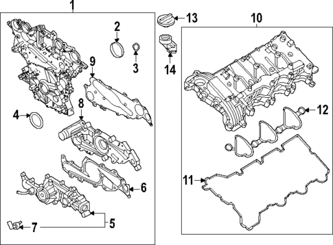 Valve & Timing Covers for 2025 Genesis GV80 Coupe #0