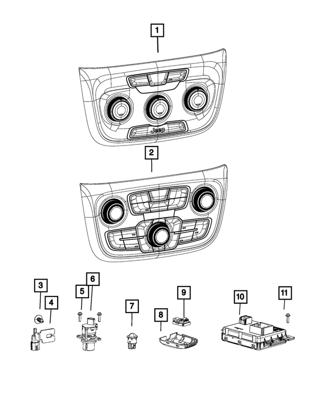 6509232AA - Air Conditioners and Heaters: Screw for Mopar Image