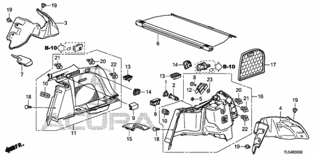 Side Lining for 2014 Acura TSX #0