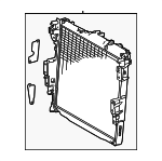 1640070742 - Cooling System: Radiator Assembly for Lexus: GX550, LX600 Image