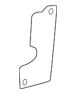 1668170010 - Cooling System: Radiator Plate for Lexus: GX550, LX600, LX700h Image