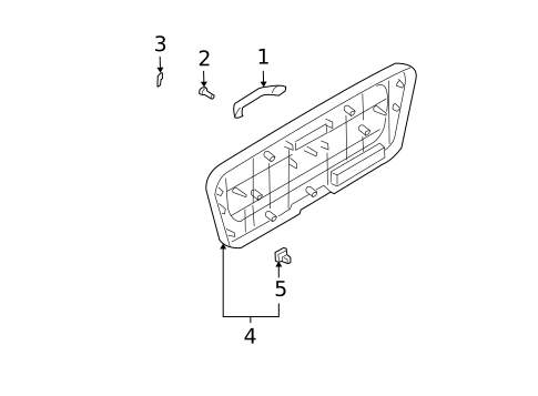 Interior Trim for 2004 Kia Rio #0