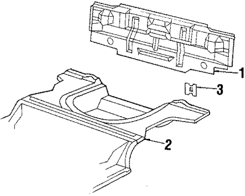 Rear Body for 1987 Pontiac Sunbird #0