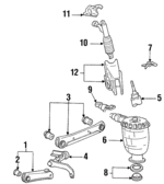 F8AZ5A638BA - Suspension: Upper Arm Bushing for Ford: Crown Victoria | Lincoln: Town Car | Mercury: Grand Marquis, Marauder Image