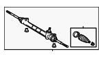 4551002360 - Steering: Gear Assembly for Toyota: Corolla, Prius, Prius AWD-e, Prius Prime Image
