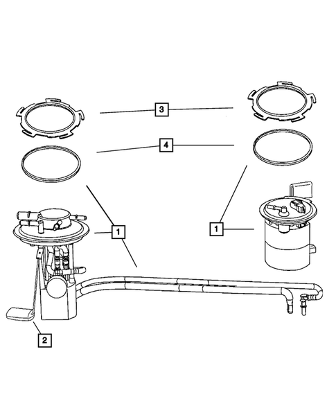 Fuel Pump and Sending Unit for 2008 Chrysler Pacifica #0