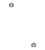 31106866023 - Suspension: Upper Control Arm Retainer Nut for BMW Image