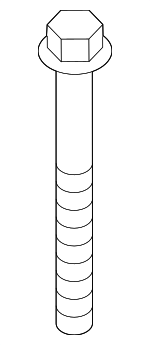 31106760222 - Suspension: Engine Cradle Rear Bolt for BMW Image