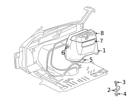 Engine Compartment Lid for 1999 Dodge Ram 1500 Van #0