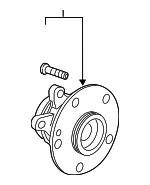42200TVAA61 - Brakes: Hub Assembly for Honda: Accord Image