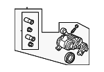 43019TVAA05 - Brakes: Caliper for Honda: Accord, Insight Image
