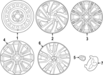 4250F903 - : Wheel, Alloy for Mitsubishi: Mirage Image