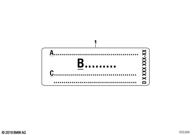 71249444108 - : Sign Brake - Russia for BMW-Motorrad Image