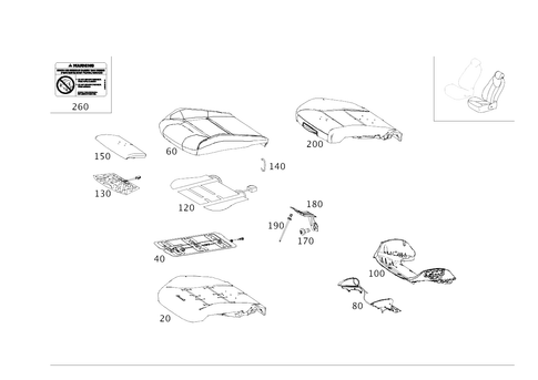 Left Seat for 2021 Mercedes-Benz CLA250 #0