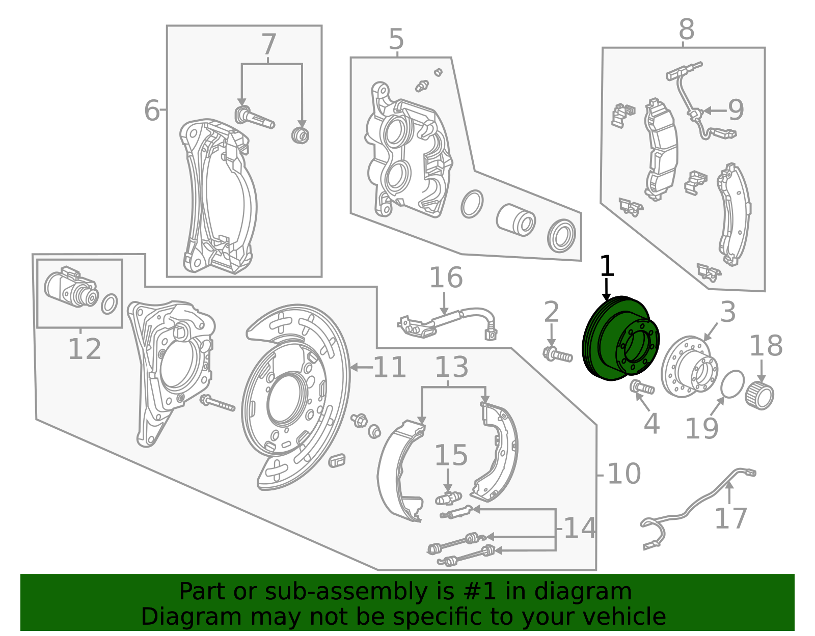 2020-2025 GM Rotor 13569955 GM | GMPartsDirect.com