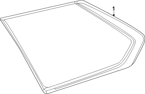 Glass & Hardware for 2023 Toyota Sequoia #0