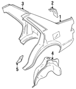 BE5470410 - Body: Outer Panel for Mazda: GLC Image