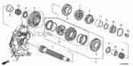 23220RPFA00 - Transmission - Manual: COUNTERSHAFT for Honda Image