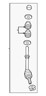 68020464AC - : Stabilizer Link for Dodge: Ram 2500, Ram 3500, Ram 4500, Ram 5500 | Ram: 2500, 3500, 4500, 5500 Image