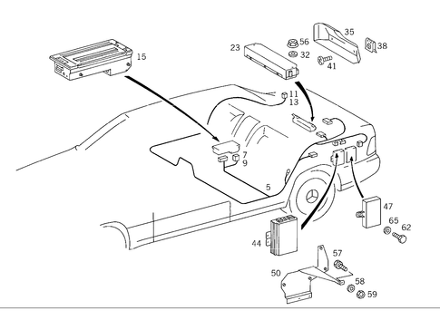Telefax for 1992 Mercedes-Benz 600SEL #1