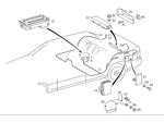 125005317 - Electrical System: Washer for Mercedes-Benz: 190, 190D, 190E, 200, 200D, 220, 220D, 230, 240D, 250C, 250S, 250SE, 250SL, 280, 280C, 280CE, 280S, 280SE, 280SEL, 280SL, 300CE, 300D, 300E, 300SD, 300SE, 300SEL, 300SL, 300TD, 300TE, 350SL, 380SE, 380SEC, 380SEL, 380SL, 380SLC, 400SE, 400SEL, 450SE, 450SEL, 450SL, 450SLC, 500E, 500SEC, 500SEL, 500SL, 560SEC, 560SEL, 560SL, 600, 600SEL, 600SL, C220, C230, C280, C43 AMG, S420, SL320 Image