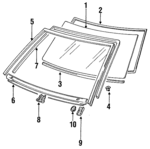 5611928030 - : Seal for Toyota: Previa Image