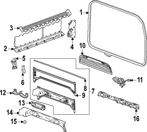 Rear Body for 2025 GMC Sierra EV #0