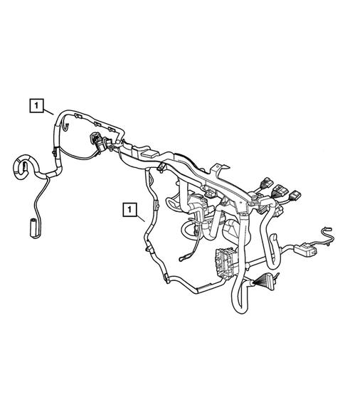 Wiring-Instrument Panel for 2001 Dodge Neon #0